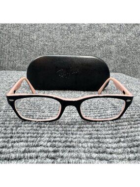 Ray-Ban Eyeglass Frames RB 5150 5024 Black Pink Womens Rectangular 50-19-135